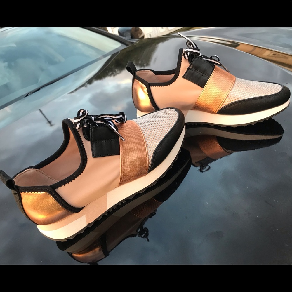 New Steve Madden shoes// rose gold